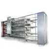 Equipo de jaula vertical de broiler multicapa para granjas, especializado en el engorde y la cría de pollos, con marco reforzado, estable y duradero, disponible en stock del fabricante
