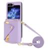 Funda protectora para teléfono Samsung Z Flip 5 con pantalla plegable, multifunción, con tarjetero y cremallera, todo incluido