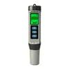 En stock 8 en 1 probador de calidad del agua pH/TDS/EC/ORP/Cl/Sal temperatura bolígrafo multifuncional para pruebas de calidad del agua