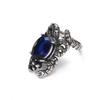 Nuevo Anillo de Acero de Titanio Hueco con Diamantes de Escorpión de Personalidad Creativa Retro Europeo y Americano Anillo de Acero de Titanio Punk de Moda para Hombre