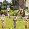 9 Piezas Señales de Estaca para Jardín de Navidad Cascanueces Decoración Exterior de Invierno Césped Camino Jardín Señales de Estaca para el Suelo