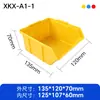 Caja de piezas en ángulo antiestática engrosada, caja de almacenamiento de estante modular, caja para materiales de tornillos de ferretería