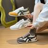 2025 Sapatos Brancos Femininos Primavera Novo Estilo Coreano Casual Esportivo Versátil Tênis para Estudantes Femininas Sapatos de Rua Sapatos Forrest Gump GZ05
