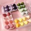 Kit de Huevo de Belleza Caliente Transfronterizo Súper Suave Sin Polvo Seco y Húmedo Esponja para Maquillaje con Cojín de Aire Huevo de Maquillaje
