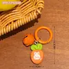 Lindo Creativo Gato Tostada Llavero Colgante Decoración de Mochila Femenina Colgante Pequeño Versátil Venta al por Mayor