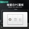 Tomada Padrão Americano 15A Padrão Taiwanês 110V Painel de Interruptores Padrão Americano com Tomada de Parede USB para Uso Doméstico Painel Branco Estilo Americano