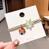 Pulsera Estrella Fugaz Cuerda para el Cabello Doble Propósito Banda de Goma Pequeña Anillo para el Cabello para Novio Estilo Coreano Adornos para el Cabello de Chicas Lindas Cuerda para el Cabello