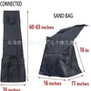 Paquete de 2 alforjas, túnel para equipo de entrenamiento de perros, túnel de agilidad con 2 bolsas de arena, bolsas de arena fijas para túnel