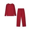 Novedad Otoño e Invierno para Hombre Conjunto de Pijama y Ropa de Casa de Modal Traje de Pantalón y Camisa de Manga Larga