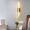 Luminária de parede para quarto, luminária de parede moderna minimalista para sala de estar, parede de fundo da TV, corredor, luminária de cabeceira criativa e personalizada