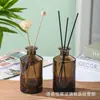 En stock Botella Cilíndrica de Aromaterapia Fondo Cóncavo Botella de Aroma para Aceite Esencial Boca de Tarjeta Rattan de Seda Siglo Botella Volátil Botella Vacía de Perfume