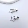 Hebilla de Acabado Estrella Simple Chapada en Oro Cobre de Alta Retención de Color Material para Pulsera Hecha a Mano, Collar, Pendientes, Accesorios de Joyería