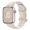 Adequado para Pulseira Apple iWatch Applewatch9/S11/Ultra Watch Fivela Borboleta Pulseira de Silicone Confete