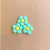 Nova Cor Macaron Flor de Cinco Pétalas DIY Cola Creme Capinha de Celular Grampo de Cabelo Infantil Sapatos e Chapéus Materiais Decorativos Atacado