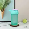 Copo de Água para Pó de Proteína Esportiva 300ml, Copo Prático com Escala, Copo Shaker de Plástico, Copo Esportivo Portátil Copo Shaker
