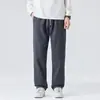 Ropa para Hombre Fengshe / Pantalones Casuales para Hombre 2026 Nuevos Pantalones de Pierna Ancha Sueltos Estilo Japonés Pierna Recta Versátiles Pantalones de Trabajo