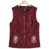Colete para idosos Vestido de vovó Colete de moda Colete para mãe Primavera e outono Cardigan de velha senhora Colete de desgaste externo