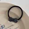 Goma para el pelo transparente con lazo pequeño y brillo, versátil y linda para el uso diario, diadema elástica básica para niñas