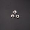 Acessórios para Joias DIY Prata Tibetana 6/8mm Base de Flor Espaçador Pingente Furo Reto Espaçadores em Cotovelo Contas Acessórios para Pulseira Colar Feitos à Mão