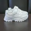 Zapatillas Transpirables de Cuatro Estaciones para Niños Zapatos Blancos de Estudiante Suela Suave Antideslizantes Zapatos de Running para Niños Zapatos de Skate para Campus de Niñas