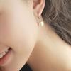 Aretes coreanos de perlas de gota de agua para mujer Primavera Temprana 2025 Nuevos Pendientes de Moda Elegantes Populares Lujo Accesible Pendientes de Alta Gama