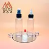 Botella PET plana redonda de 120ML, botella dispensadora transparente, botella para tónico e hidrosol, botella cosmética vacía, portátil para viajes