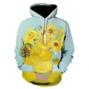 Moda de Comercio Exterior 2024 Sudadera de Moda con Estampado 3D