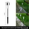 Lâmpada Solar 4.5 Lâmpada Tubo Pequeno, Lâmpada de Haste, Lâmpada de Jardim para Exterior, Lâmpada de Atmosfera para Gramado Automática após o Anoitecer