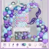 Conjunto de Balões de Aniversário Infantil para Crianças de 1 a 5 Anos, Suprimentos de Decoração para Cena de Festa, Conjunto Completo para Meninos e Meninas