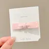 Lindo Pinza para el Pelo Lateral de la Frente Pequeña Estilo Chanel Estampado de Leopardo Pinza de Pelo de Felpa Pinza para Flequillo Oso Pequeño Retro Pinza BB Accesorios para el Cabello