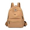 Mochila Nuevo Estilo 2025 Estilo Coreano Casual Sencilla Versátil Ligera Color Sólido Gran Capacidad Mochila Pequeña Bolso de Mujer