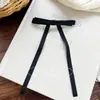 Pinza para el Cabello con Lazo de Cinta de Satén Dongdaemun de Corea del Sur Pinza de Pato de Tela Dulce Pinza para Mechones Laterales Accesorios para el Cabello
