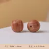 Talla en Madera de Ciprés Rojo Dibujos Animados Lindos Juego Cultural Accesorios de Cuentas Budistas Adornos Hechos a Mano DIY Pulseras Llaveros Al Por Mayor