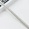 Cuerda de Tira de Vidrio Tubo Redondo de Pedrería Transfronteriza Accesorios para Joyería Accesorios para Ropa Línea de Corbata de Moño Tubo de Pedrería Venta al por Mayor
