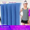 Faixa romana elástica alta 160g respirável macio primavera e verão esportes T-shirt colete top roupas de malha tecido