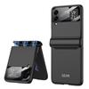 Nueva funda protectora para teléfono móvil Samsung Z Flip4 con tapa dura, plegable, magnética, de color sólido y esmerilada, aplicable transfronteriza