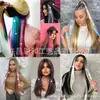 Extensiones de Cabello Transfronterizas para Mujeres, Extensiones de Cabello Rosas de Una Pieza Colgantes de Oreja, Cabello Lacio con Extensiones de Seda Láser, Pelucas Invisibles de Clip