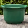 Vaso Grande para Plantio, Vaso de Flores de Plástico Não Poroso, Vaso para Mudas de Plantas Verdes, Vaso para Plantio de Árvores, Vaso Redondo Espessado de Lótus