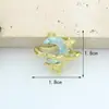 Accesorios para Joyería DIY de Alta Calidad Transfronterizos, Joyería DIY Hecha a Mano con Luna Colorida KC Oro, Accesorios para Joyería DIY Esmaltados