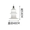 Lámpara de Bambú de Tela Simple Nórdica Estilo Japonés Estilo Minimalista Sala de Estar de Villa Pared de Fondo Lámpara Decorativa Creativa