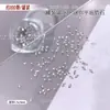 Rhinestones de circón para decoración de uñas, mini strass pequeños de fondo plano con forma irregular, strass pequeños brillantes a granel para decoración de uñas, strass sueltos, accesorios para decoración de uñas
