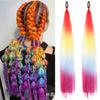 Lazos de Goma para Niñas Transfronterizos, Pelucas de Cola de Caballo, Trenzas de Boxeadora, Trenzas de Colores, Pelucas de Cola de Caballo, Trenzas de Cabello