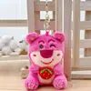 Lindo Bufanda Azul Marino Pato Peluche Colgante Llavero Decoración para Bolso de Pareja Muñeca Juguete Pequeño Juguete de Peluche