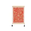 Pintura decorativa de sala de estar Baifu estilo chino nuevo, pintura colgante con carácter fu de caligrafía para restaurante, pintura de pared feliz auspiciosa para dormitorio, estilo chino