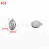 Venta al por mayor del fabricante Acero Inoxidable Presión de Aceite Colgante Cabeza Humana DIY Estilo Europeo y Americano Colgante Personalizado Accesorios de Joyería DIY