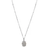 Diseño Único de Nicho, Collar de Zirconia de Lujo Ligero, Femenino, de Alta Gama, Cadena Sencilla para Clavícula, Versátil para que las Mujeres lo Usen