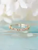 Anillo Nuevo Sencillo Hoja Calada Estrecho Circonita Estilo Japonés Más Vendido Mismo Estilo Lujo Accesible Anillo Abierto Ajustable