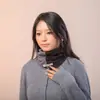 Bufanda de Doble Capa con Forro Polar de Moda para Hombres y Mujeres, Engrosada para Ciclismo, Calentador de Cuello Térmico de Otoño a Prueba de Frío, Bufanda Versátil para el Cuello para Invierno