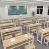 Venta Directa de Fabricante de Mesa de Capacitación al por Mayor Mesa Larga Escritorios y Sillas Individuales y Dobles para Estudiantes de Primaria y Secundaria Clases de Tutoría
