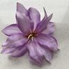 Pequeño lirio flor artificial tocado ropa horquilla accesorios corona horquilla flor material diy hecho a mano flor artificial arco de cabeza flor
